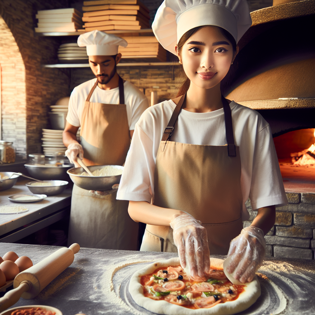 Woodfired pizza culinary expertise with authentic Italian preparation